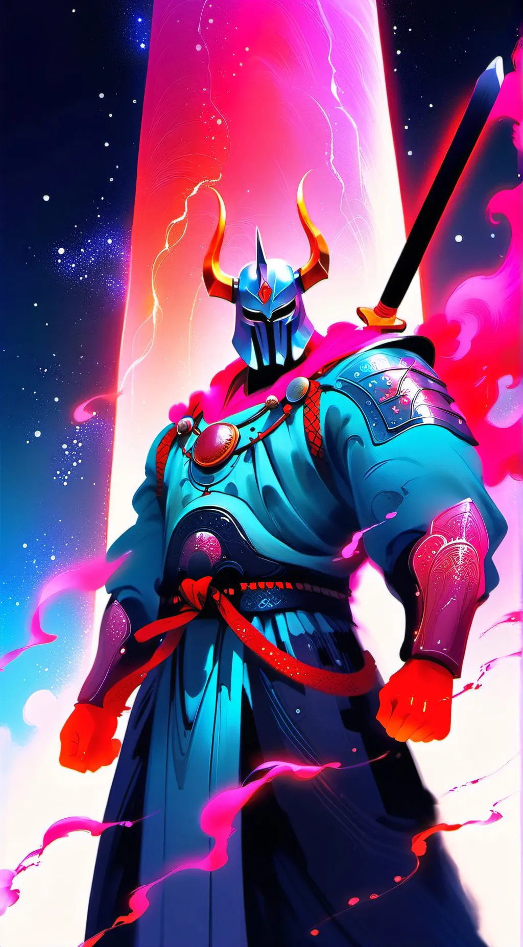 ai character:  Robo Oda Nobunaga background