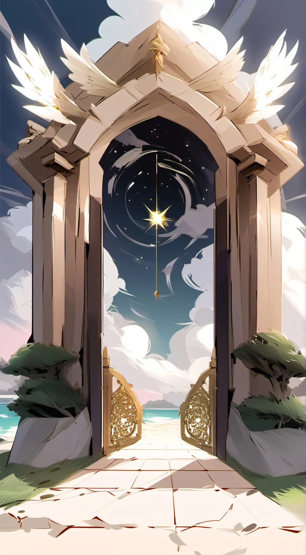 ai character: hazbin heaven background