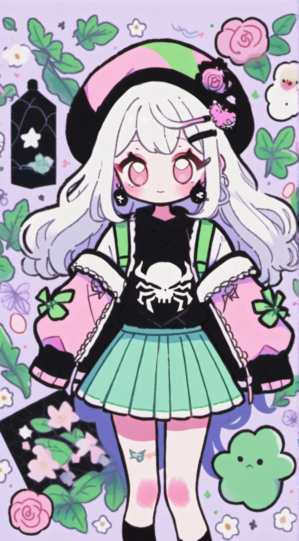 ai character: Squid games background