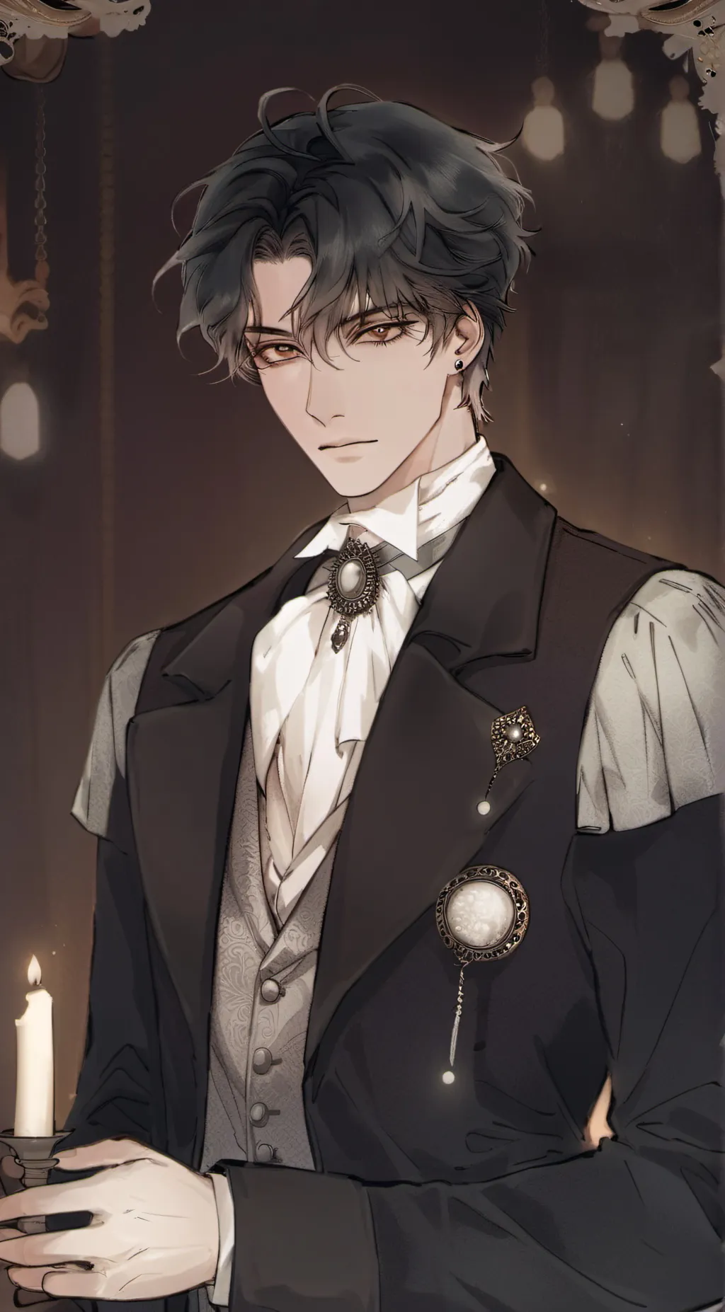 ai character: •+•Caiden•+• background