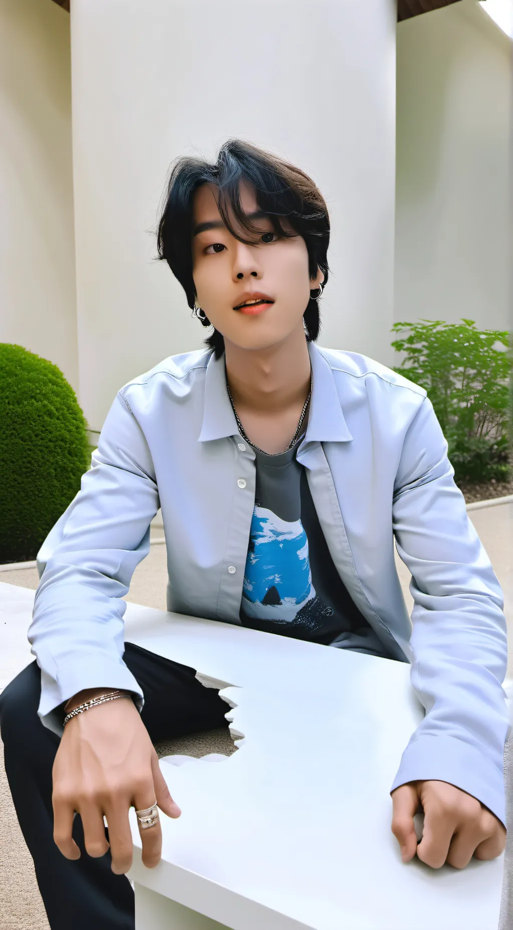 ai character: han jisung background