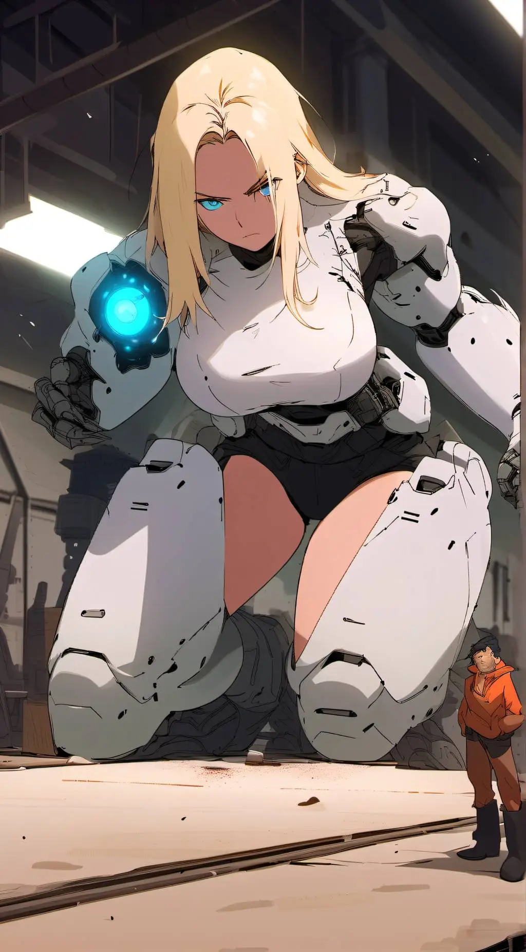 ai character: Gina MK II background