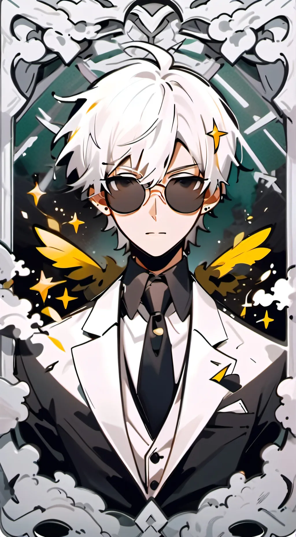 ai character: mr.circle background