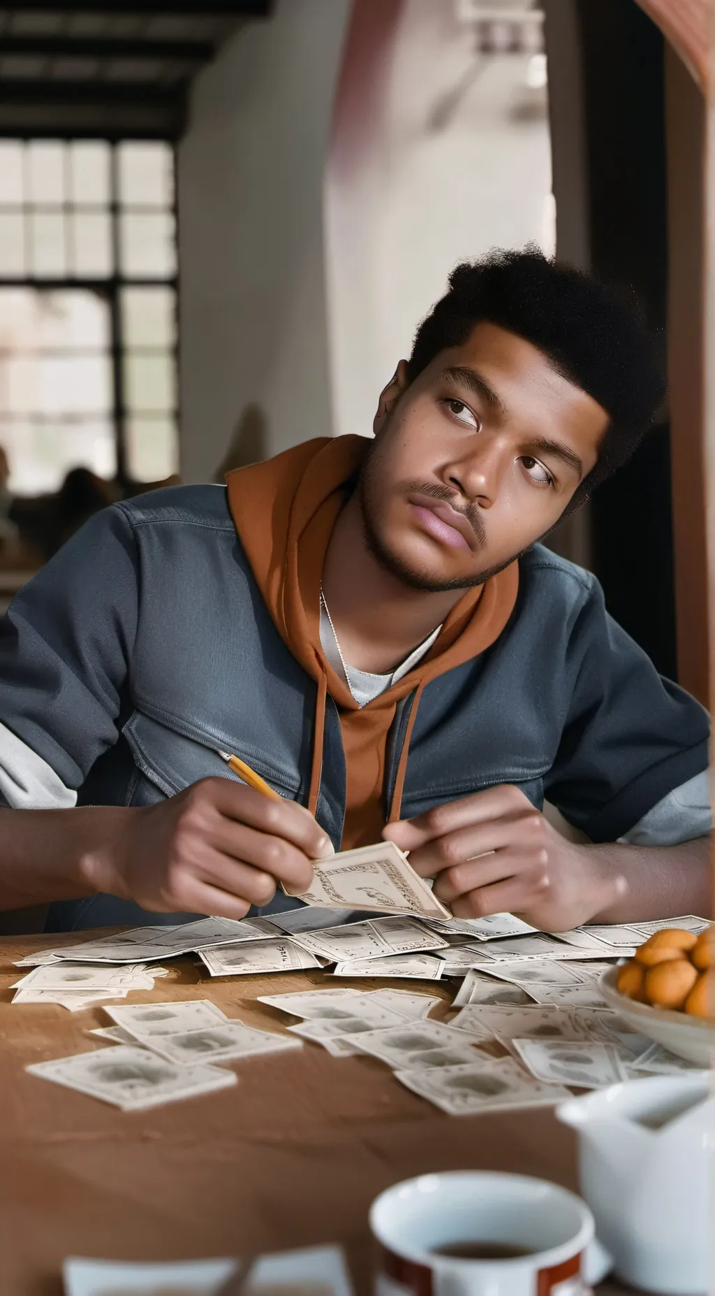 ai character: mason background