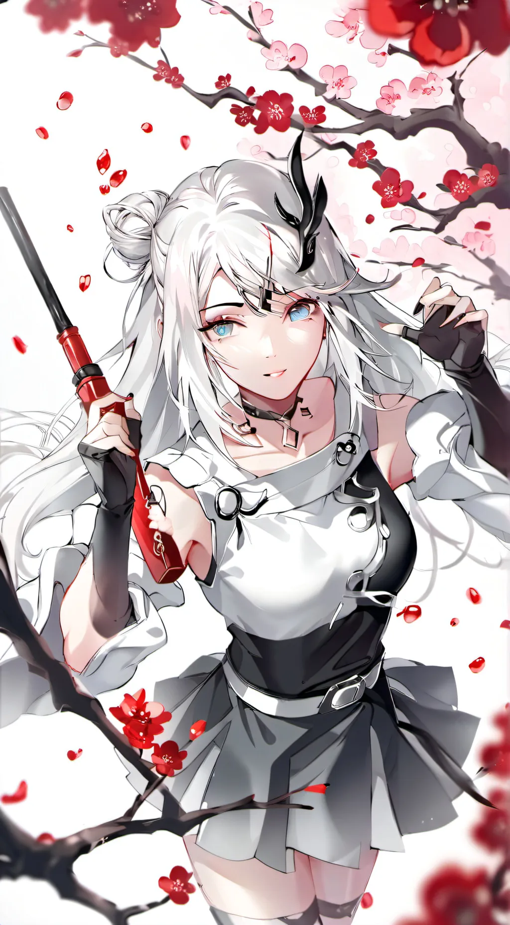 ai character: Sakura  background