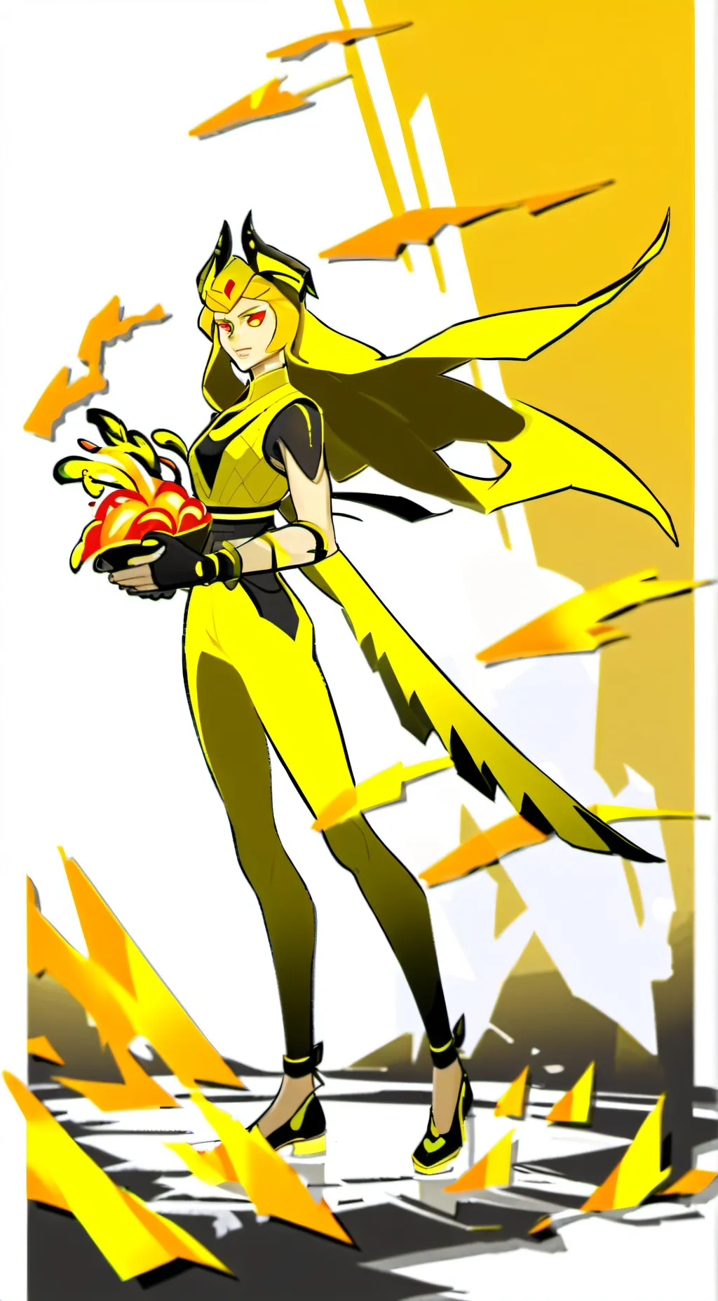 ai character: Yellow Diamond background