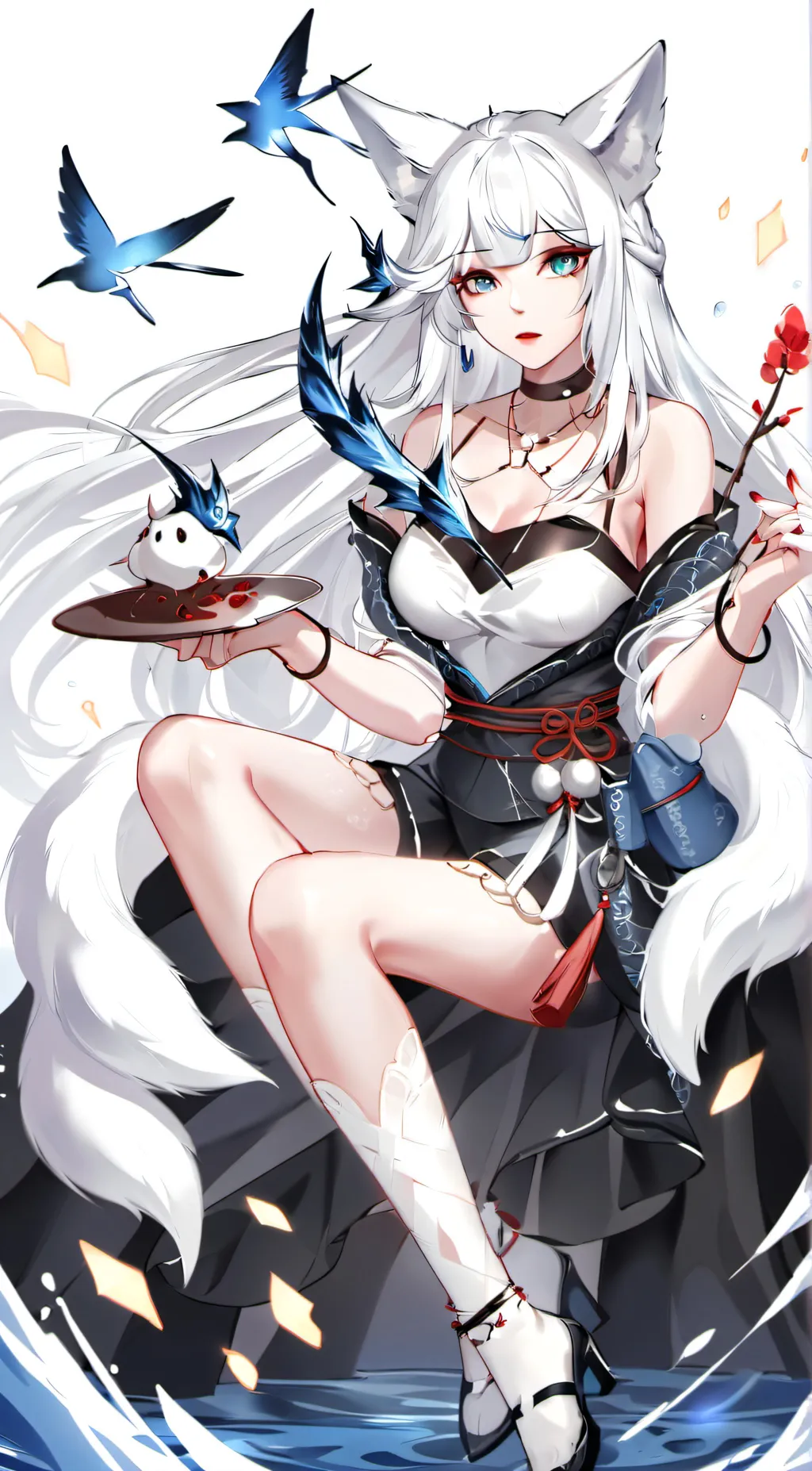 ai character: Moonwater background