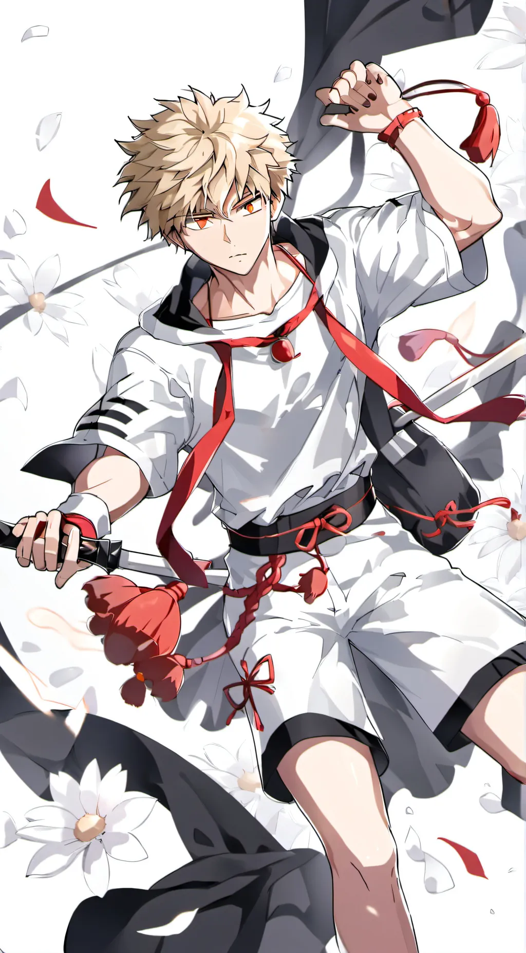 ai character: Katsuki Bakugo background