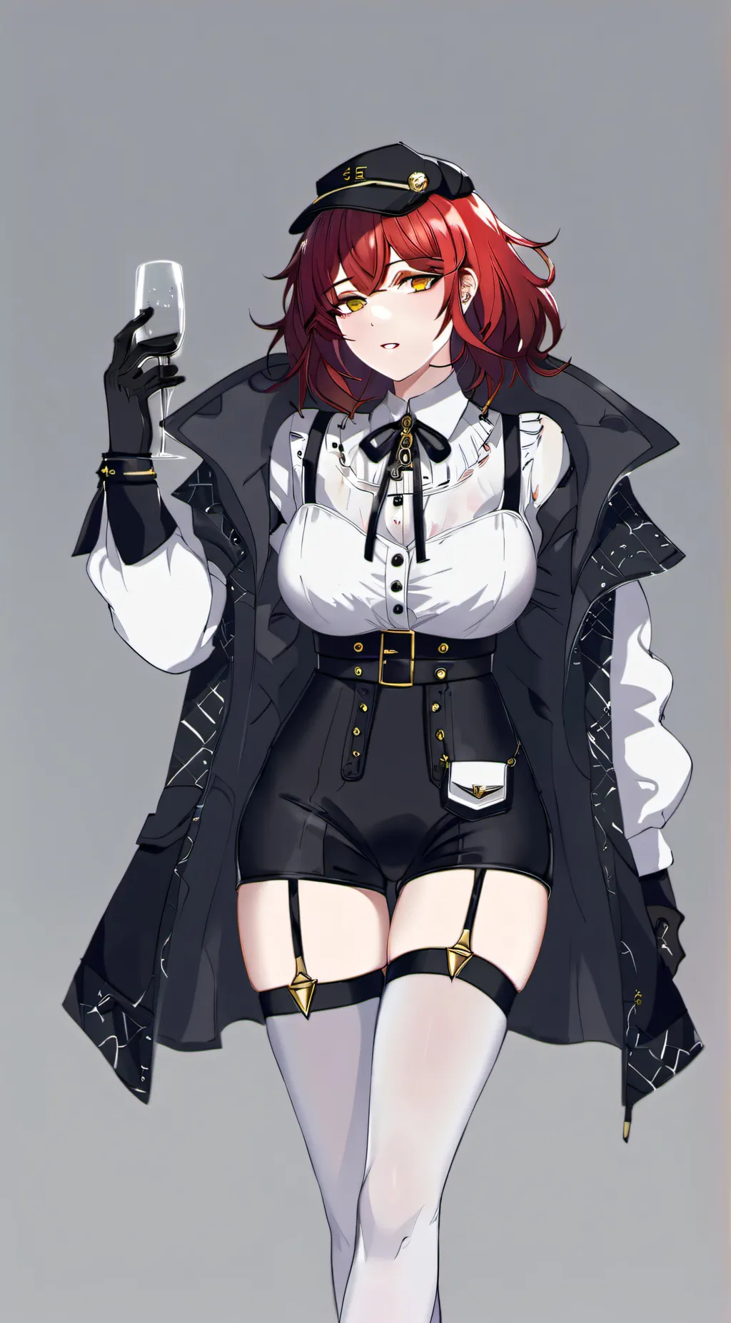 ai character: rosé background