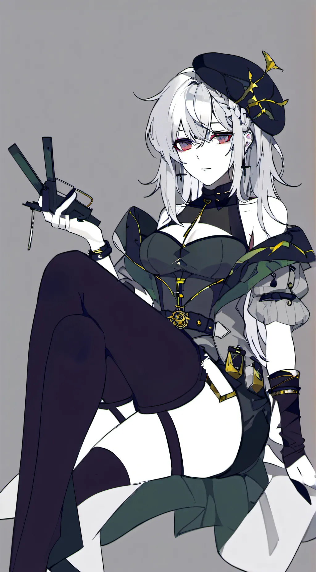 ai character: Maki  background