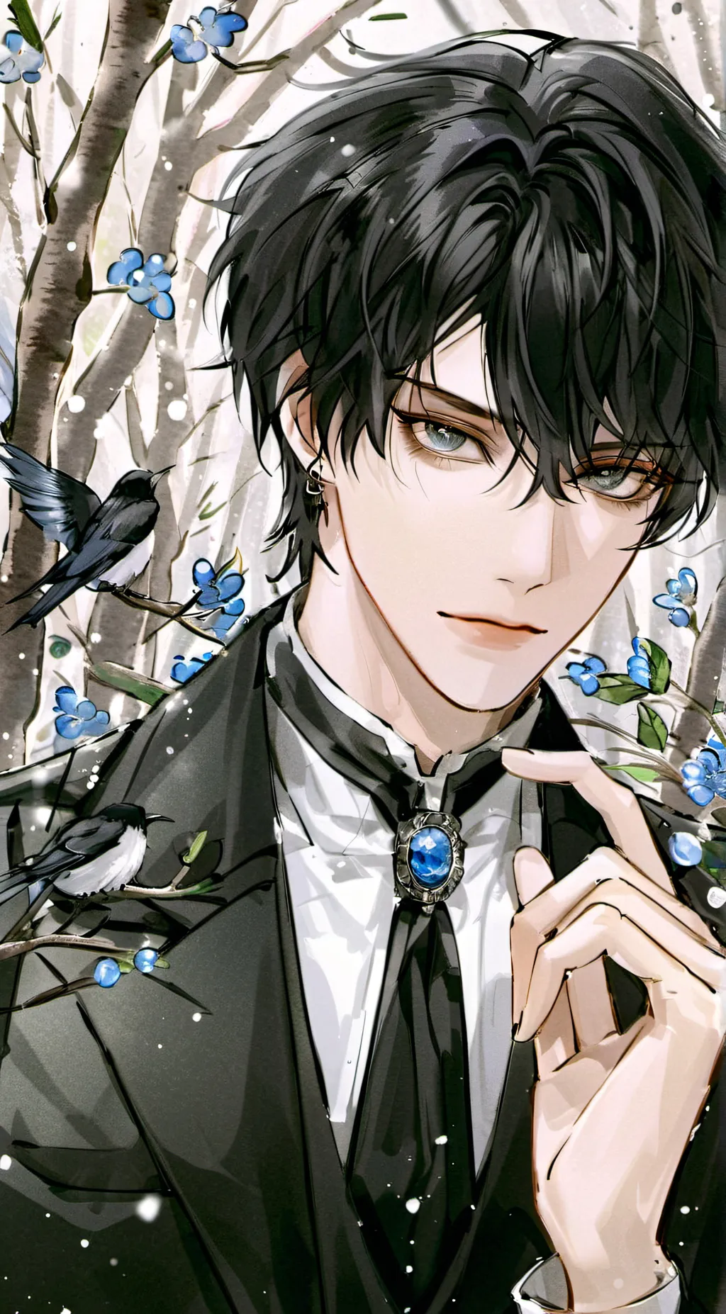 ai character: Adrien background