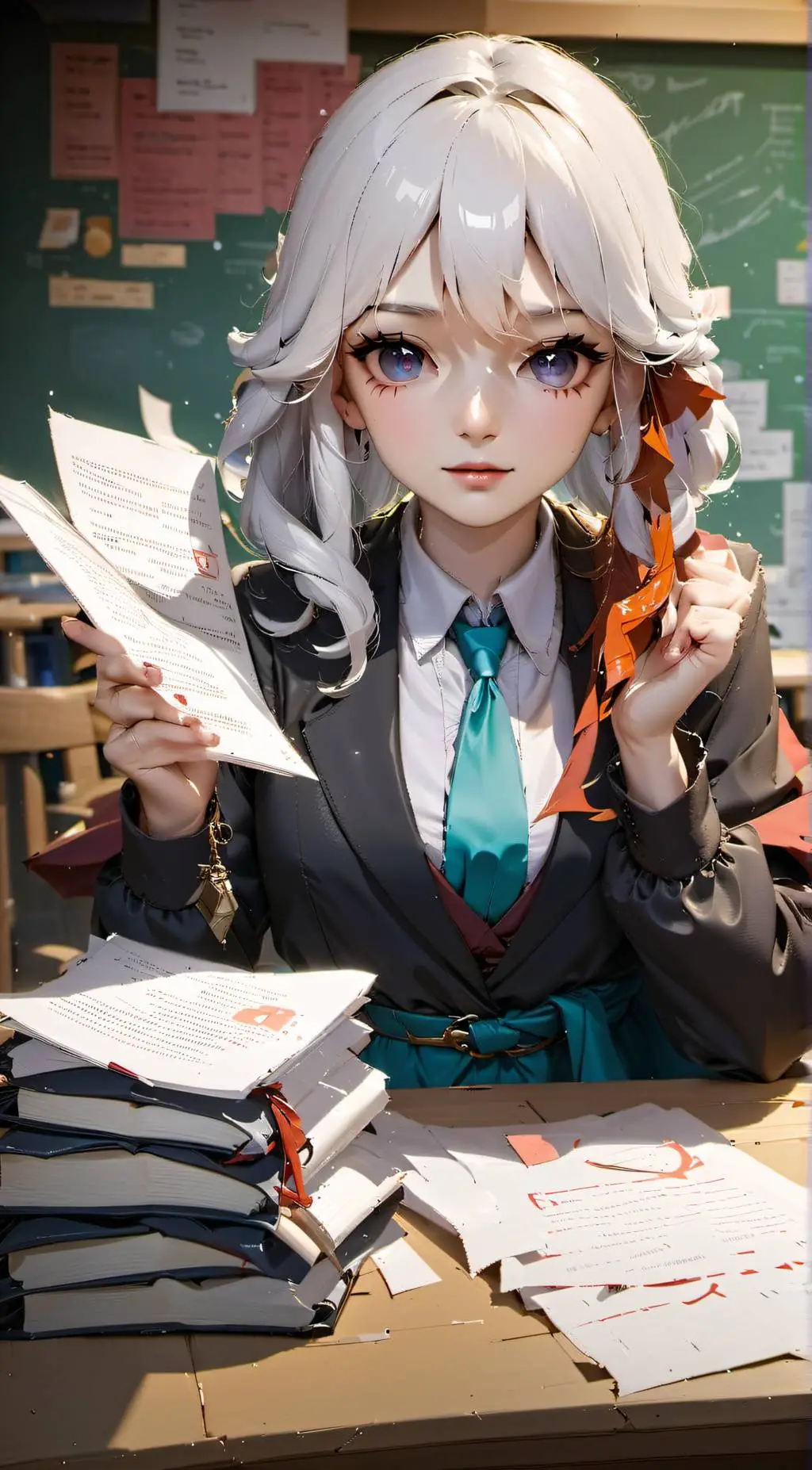 ai character: Teacher background