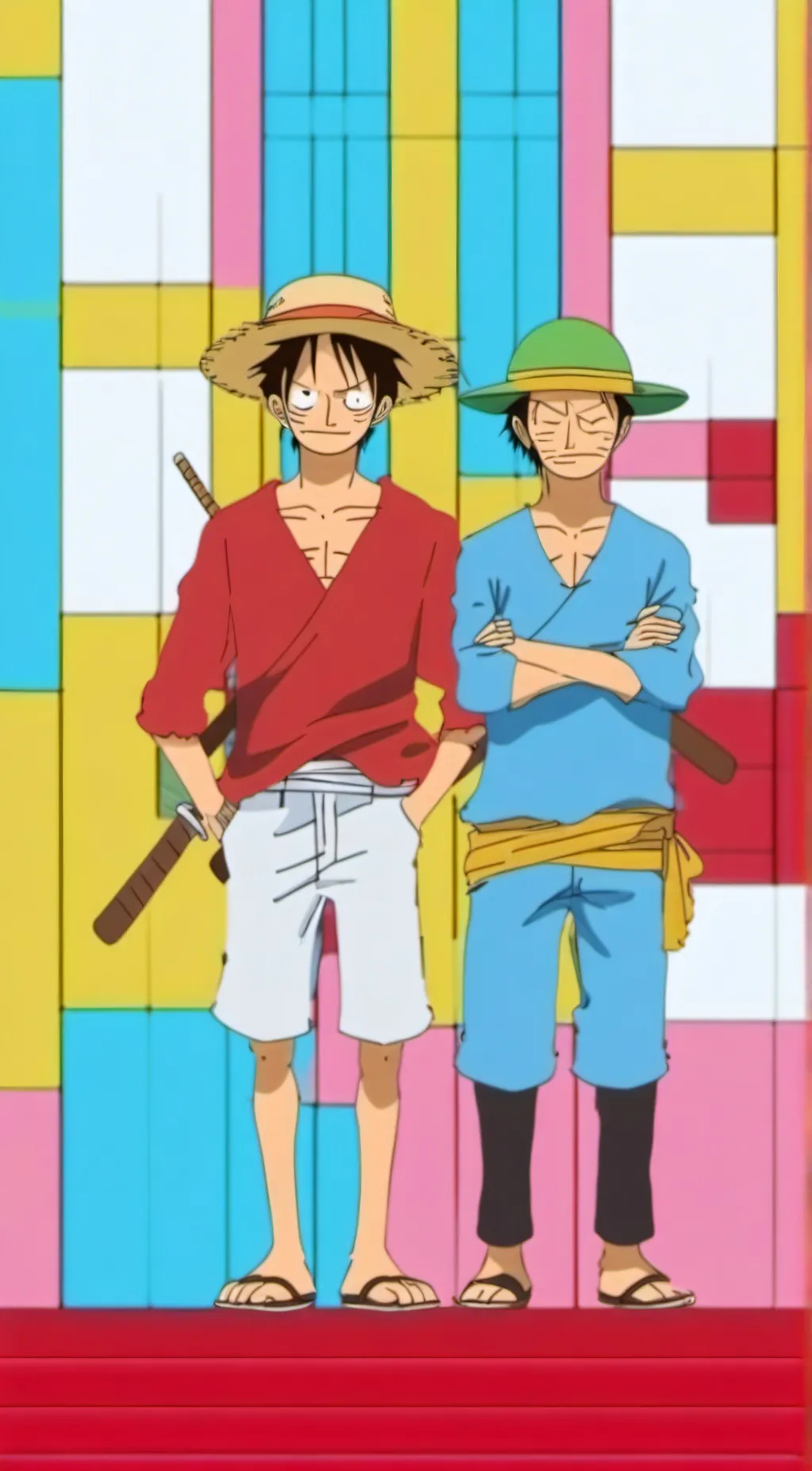 ai character: munchkin d luffy background
