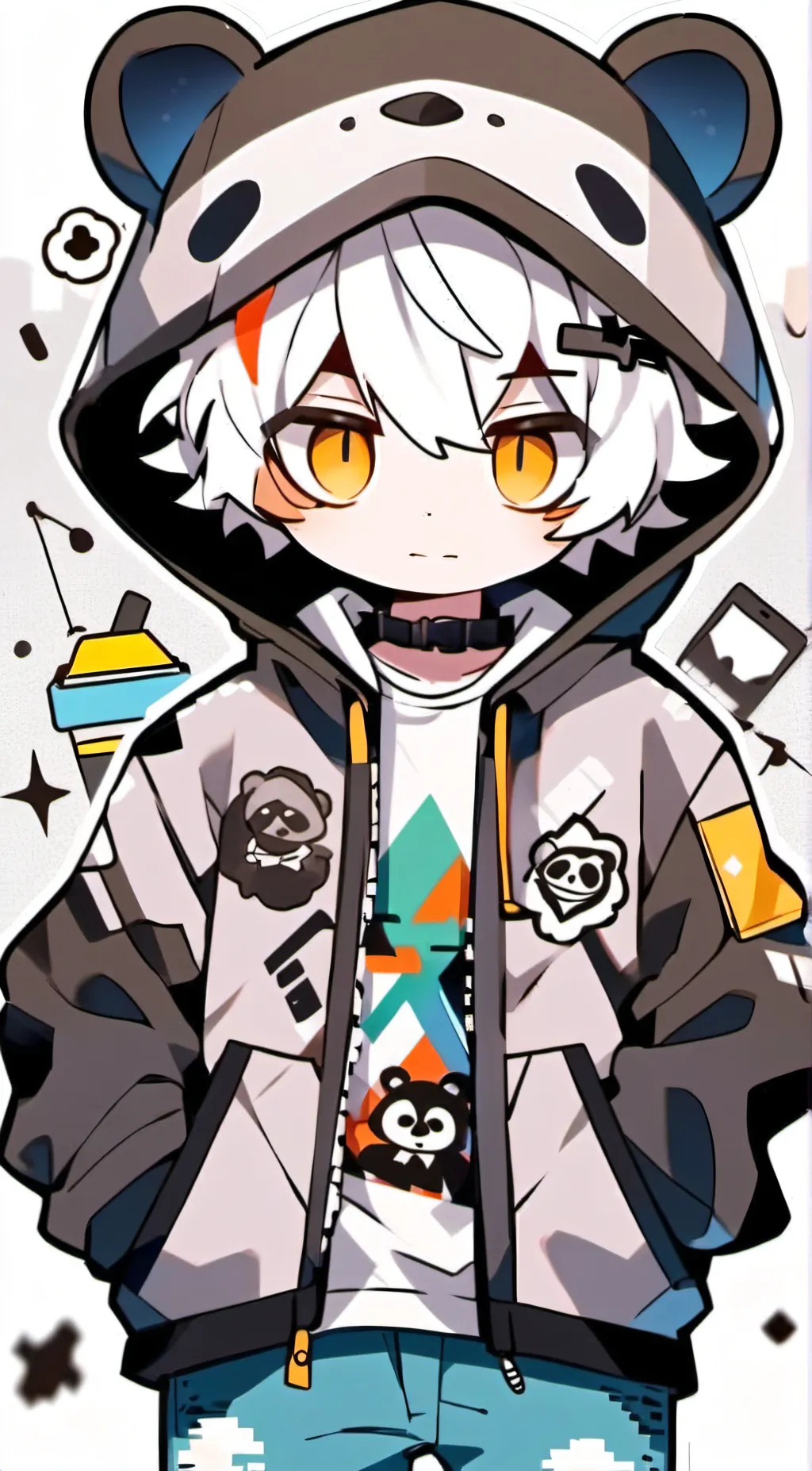 ai character: Racky background