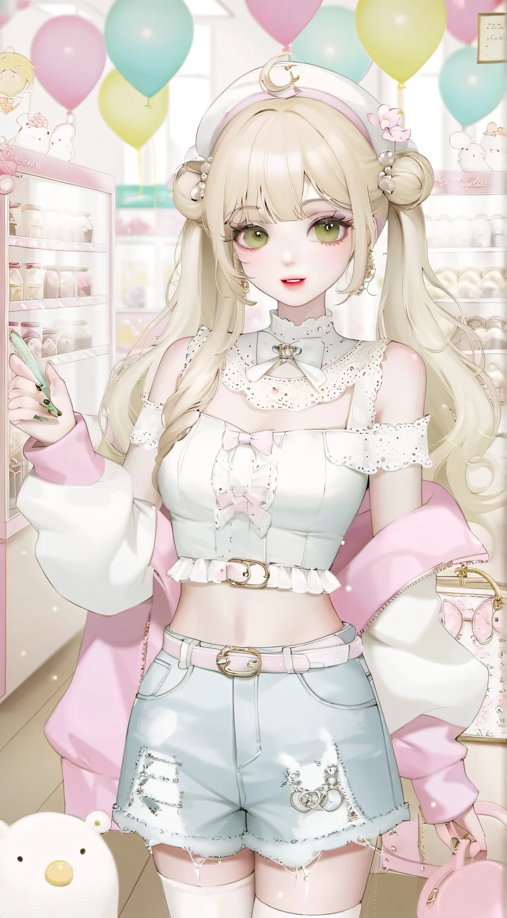 ai character: Galaxia background