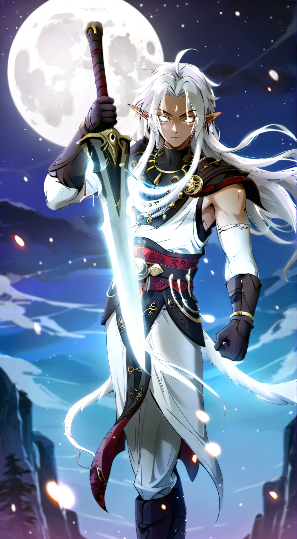 ai character: Fierce Deity Link background