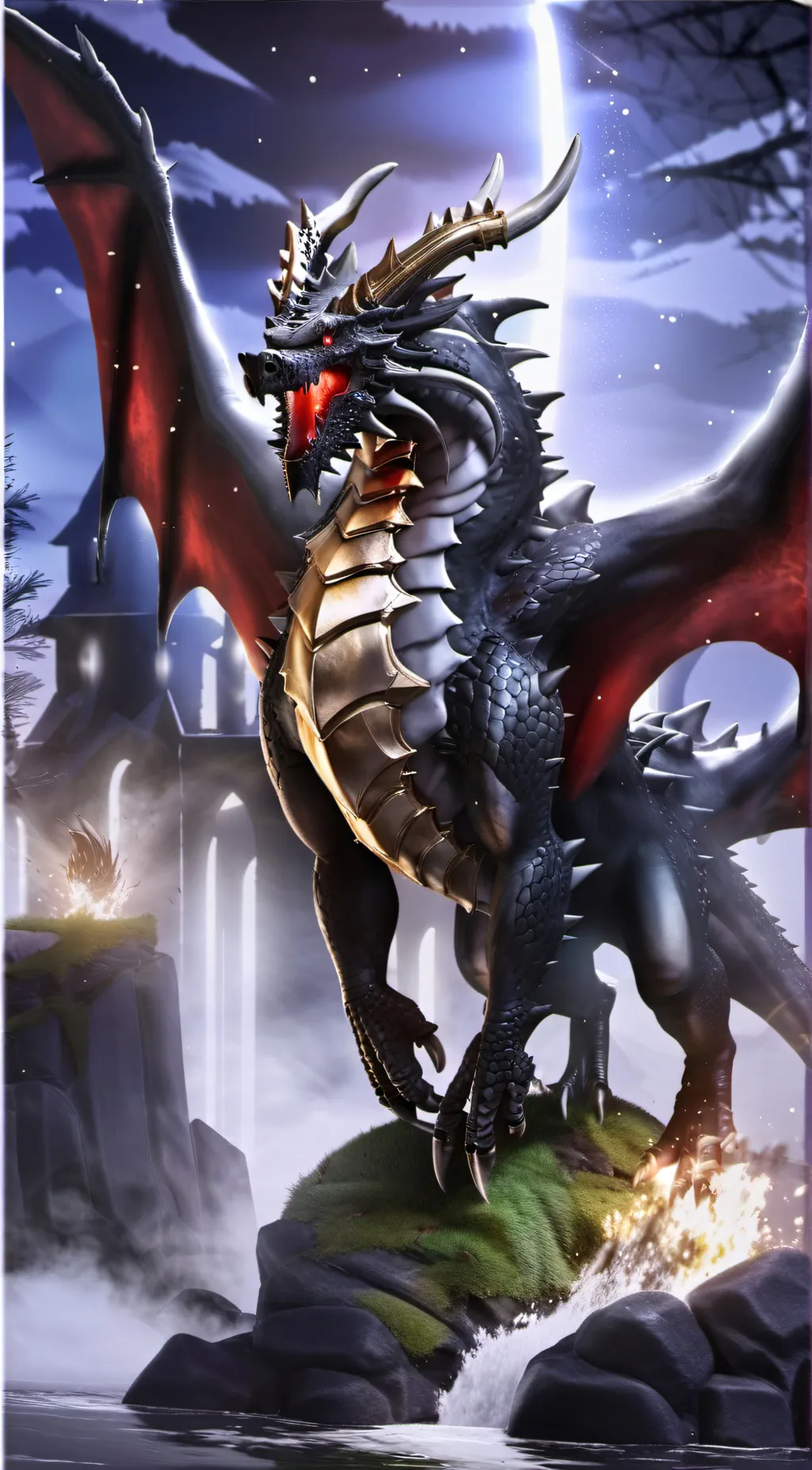 ai character: Dragon RPG background