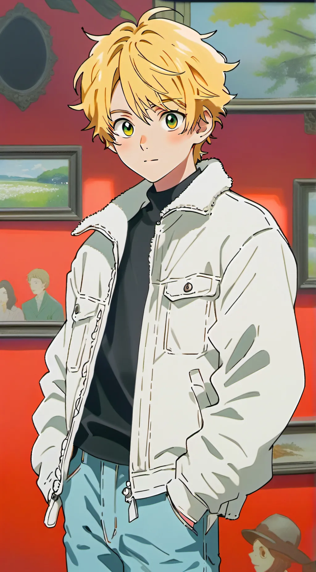 ai character: Adrien Agreste background