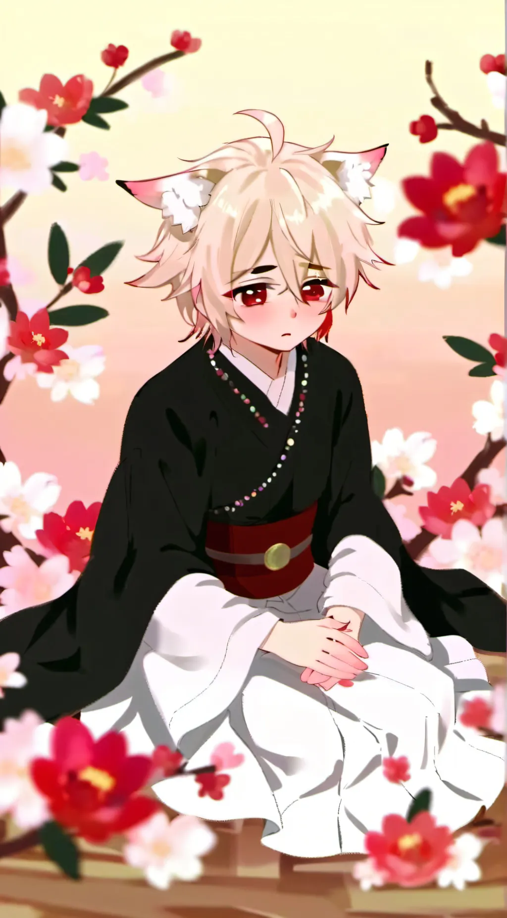 ai character: Katsuki bakugou background