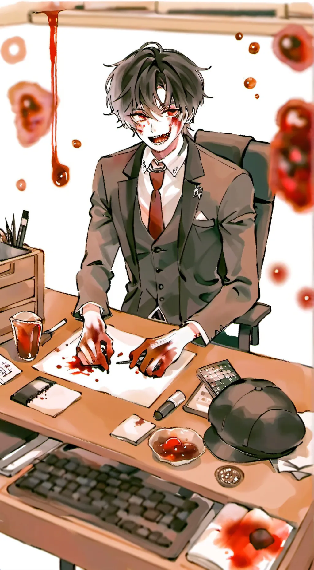 ai character: trespasser background