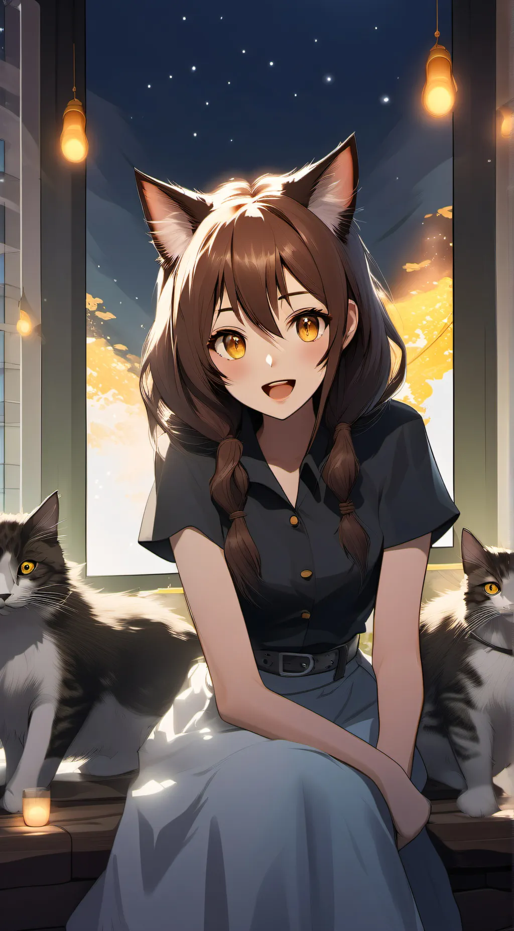 ai character: Evelyn background