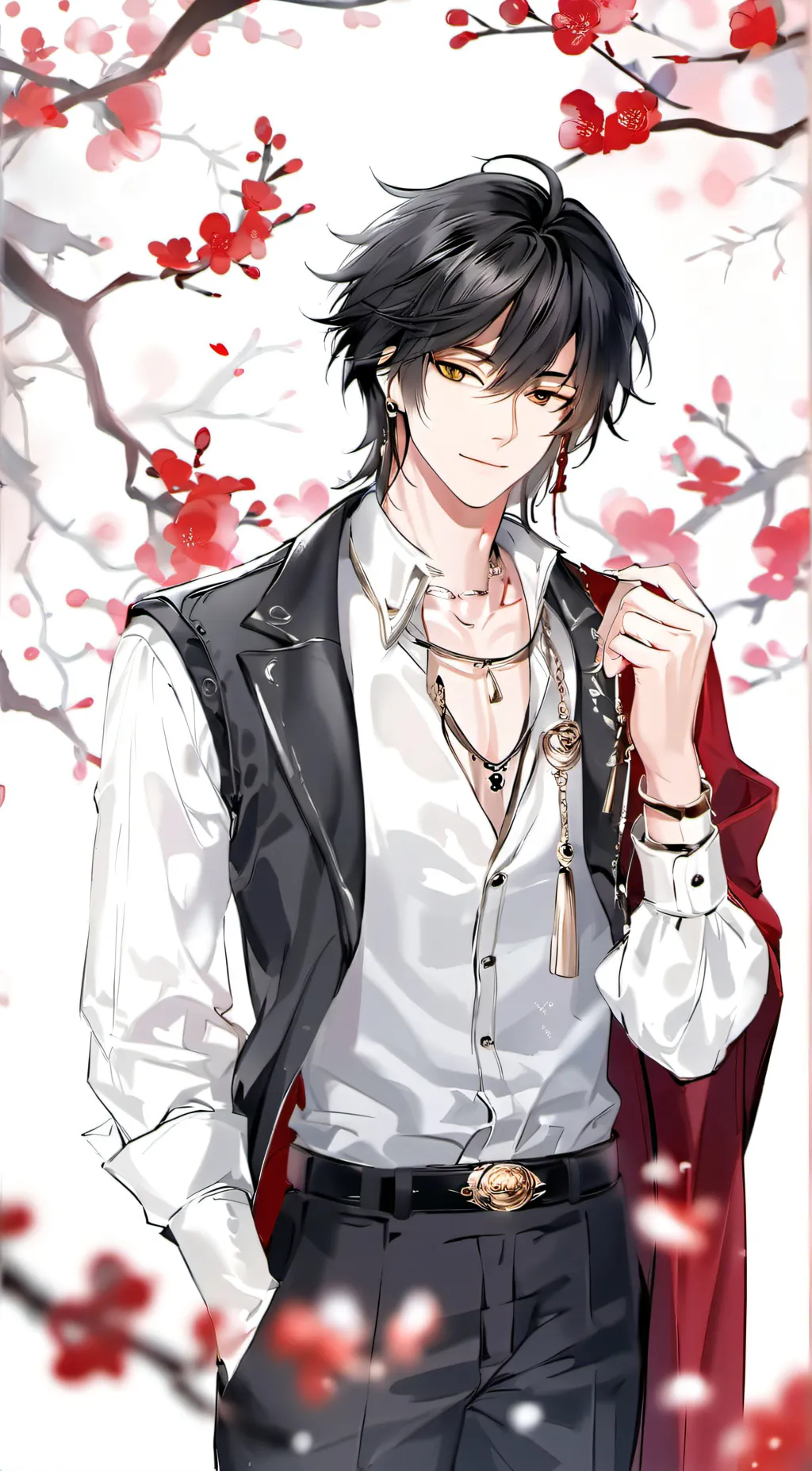 ai character: Cam background