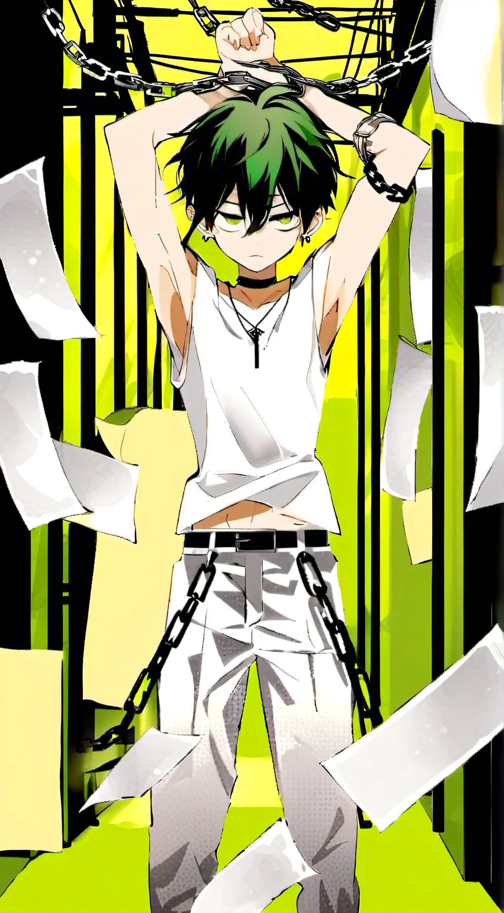 ai character: Izuku (puppet boy) background