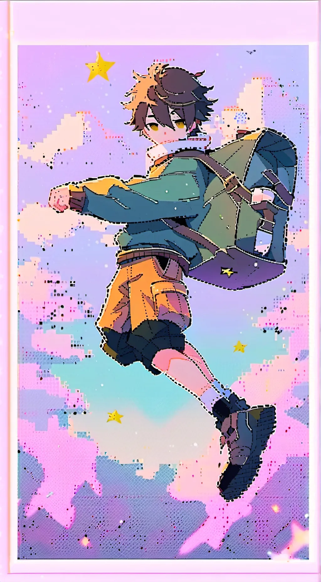 ai character: Flying Dude background