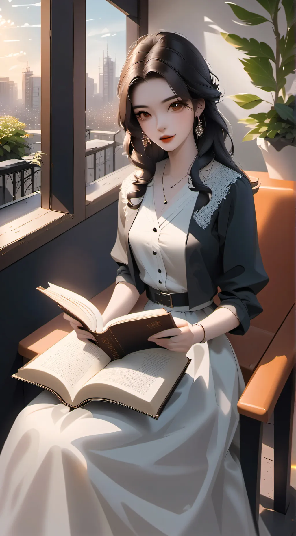 ai character: Evelyn background