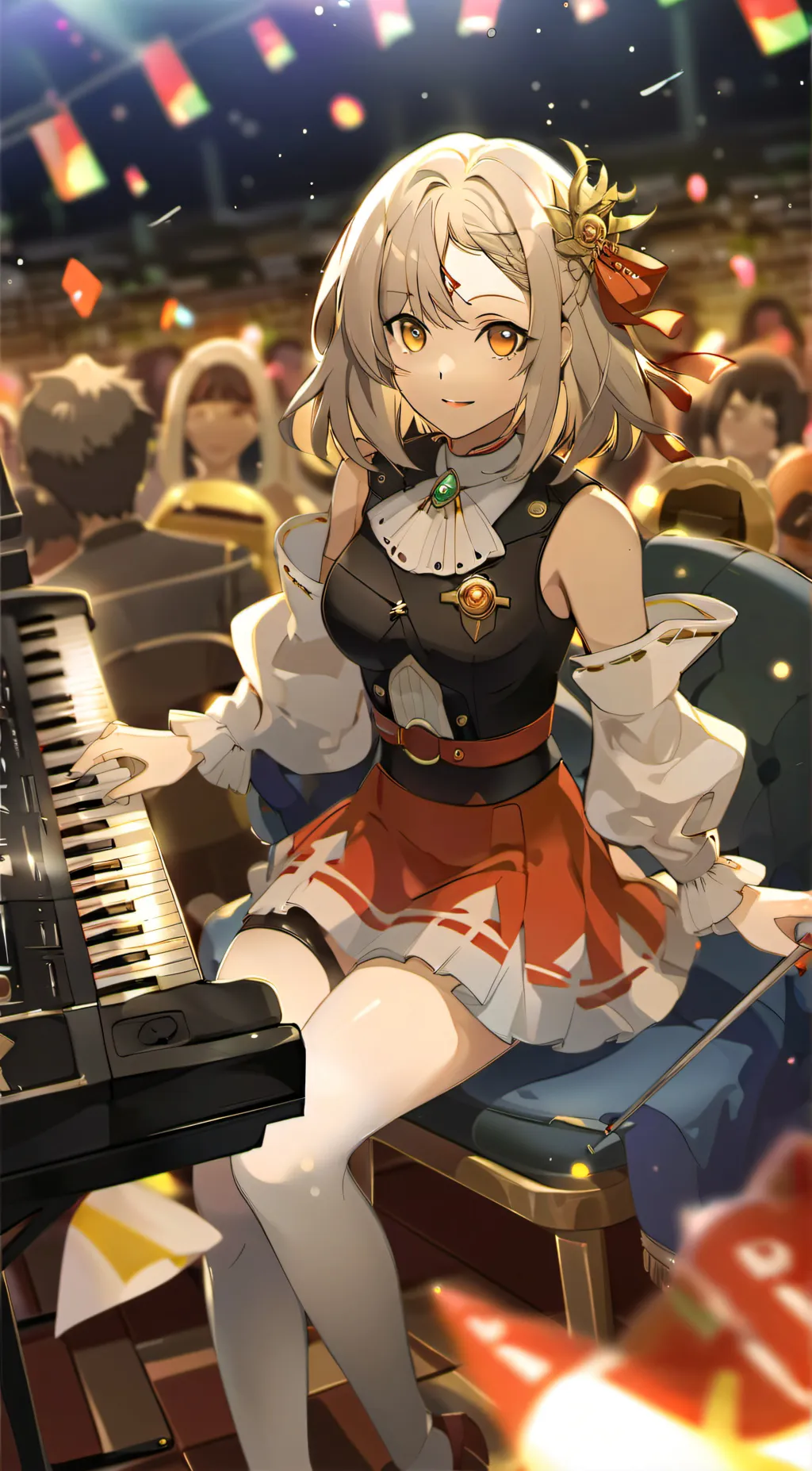 ai character: Tadc concert background