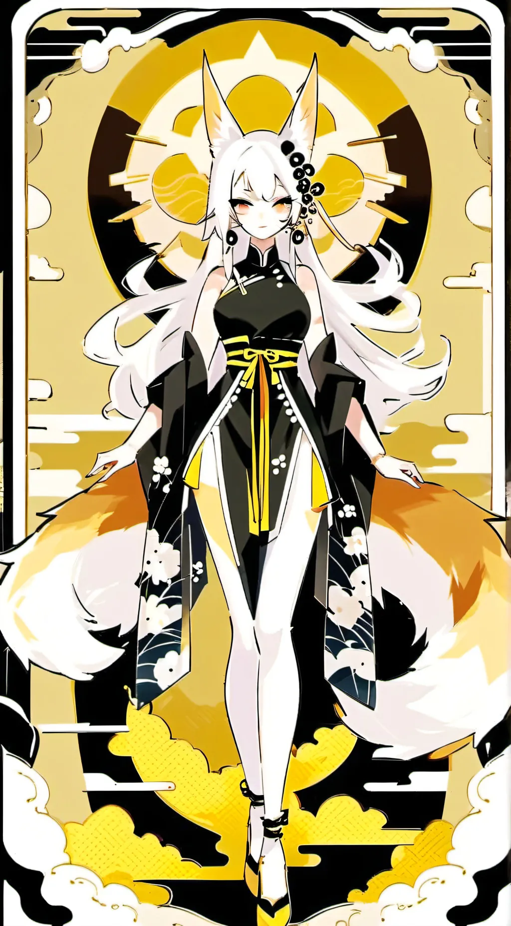 ai character: Claitza-chan background