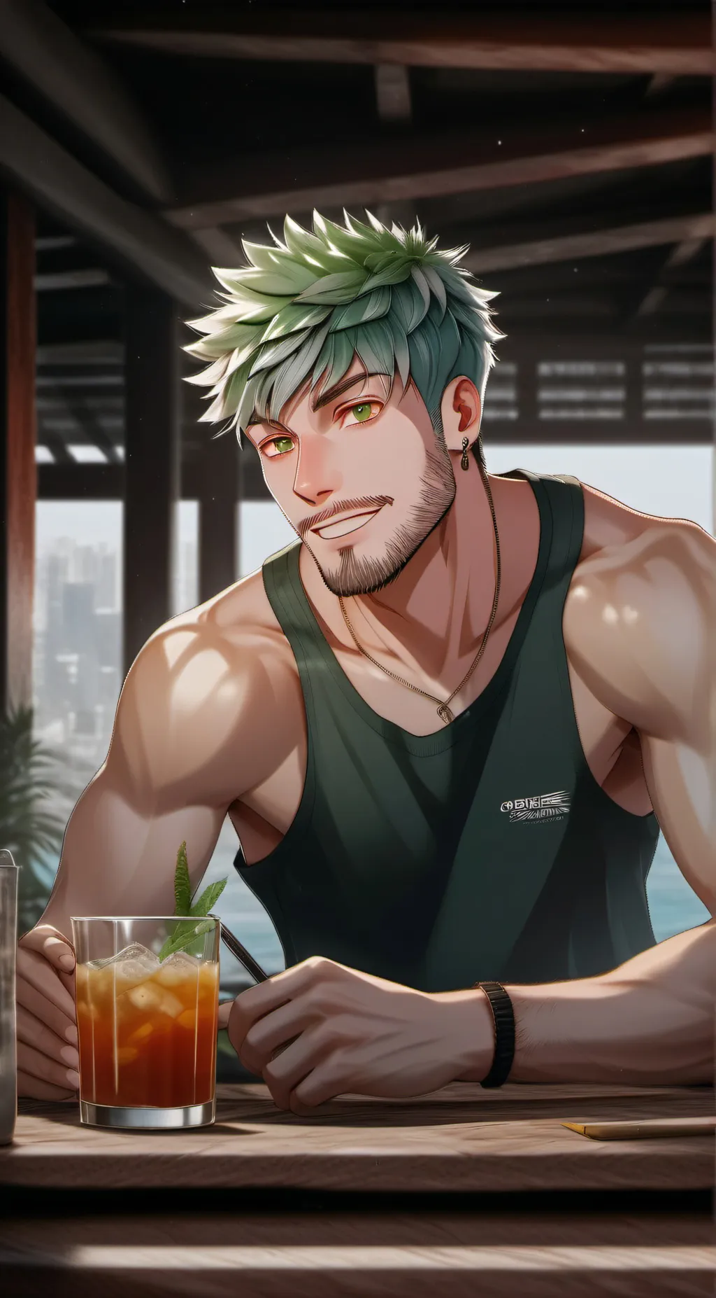 ai character: trans background