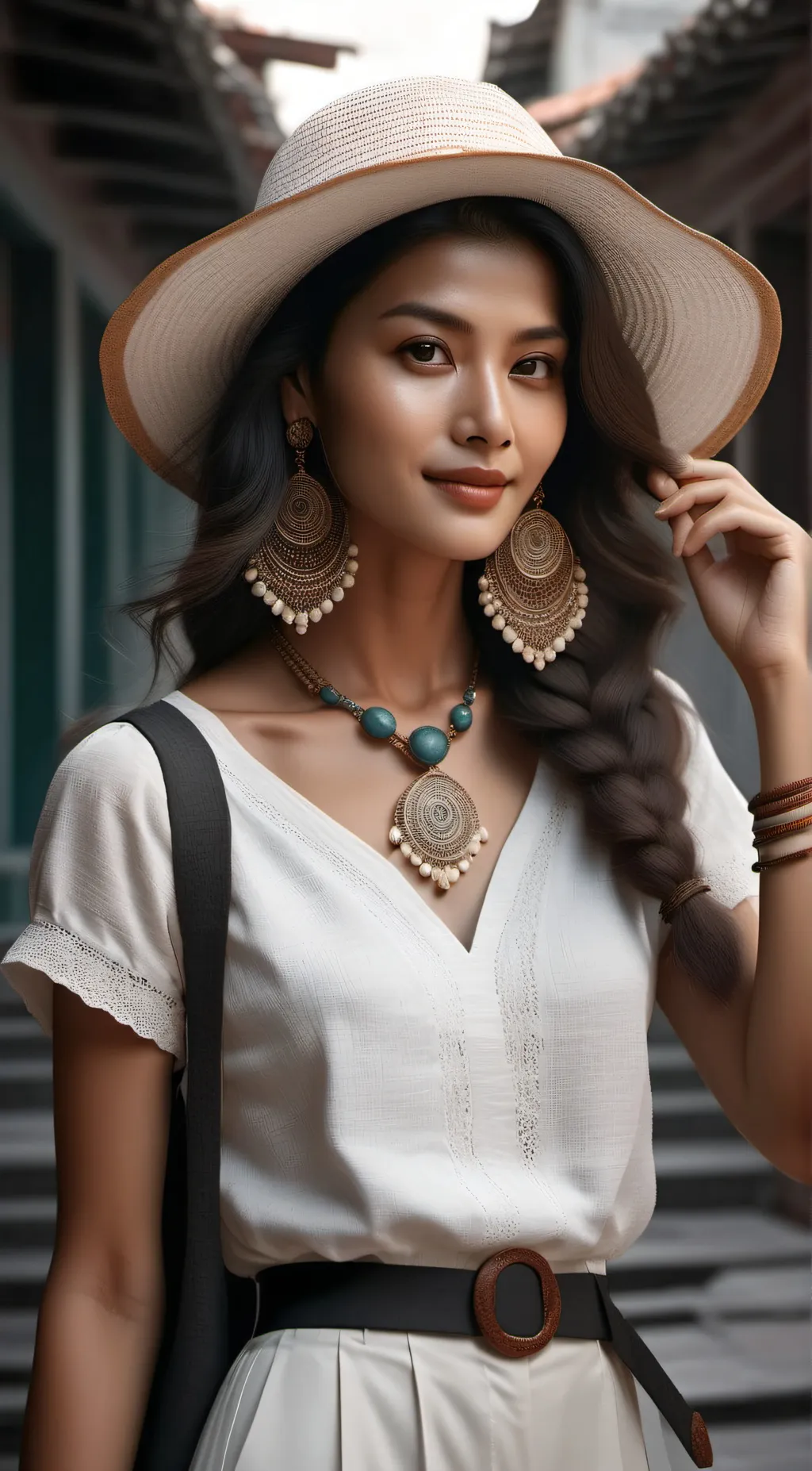 ai character: Alexandra background