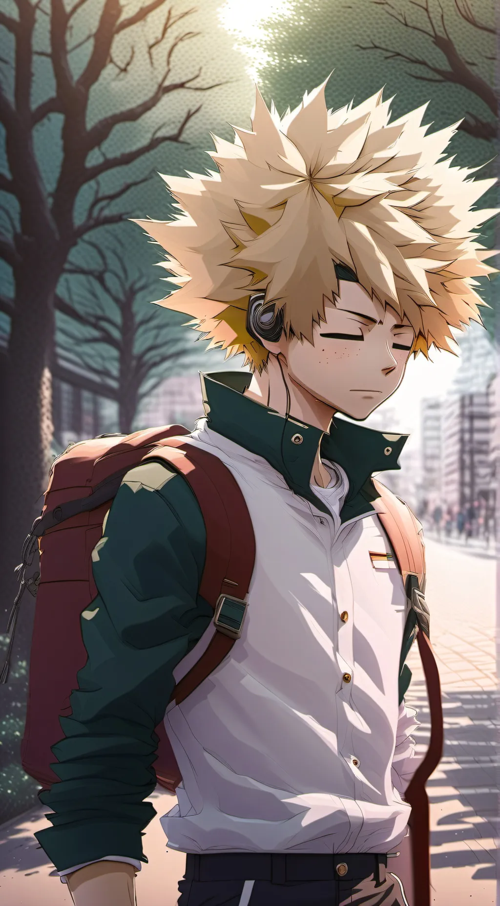 ai character: bakugo background