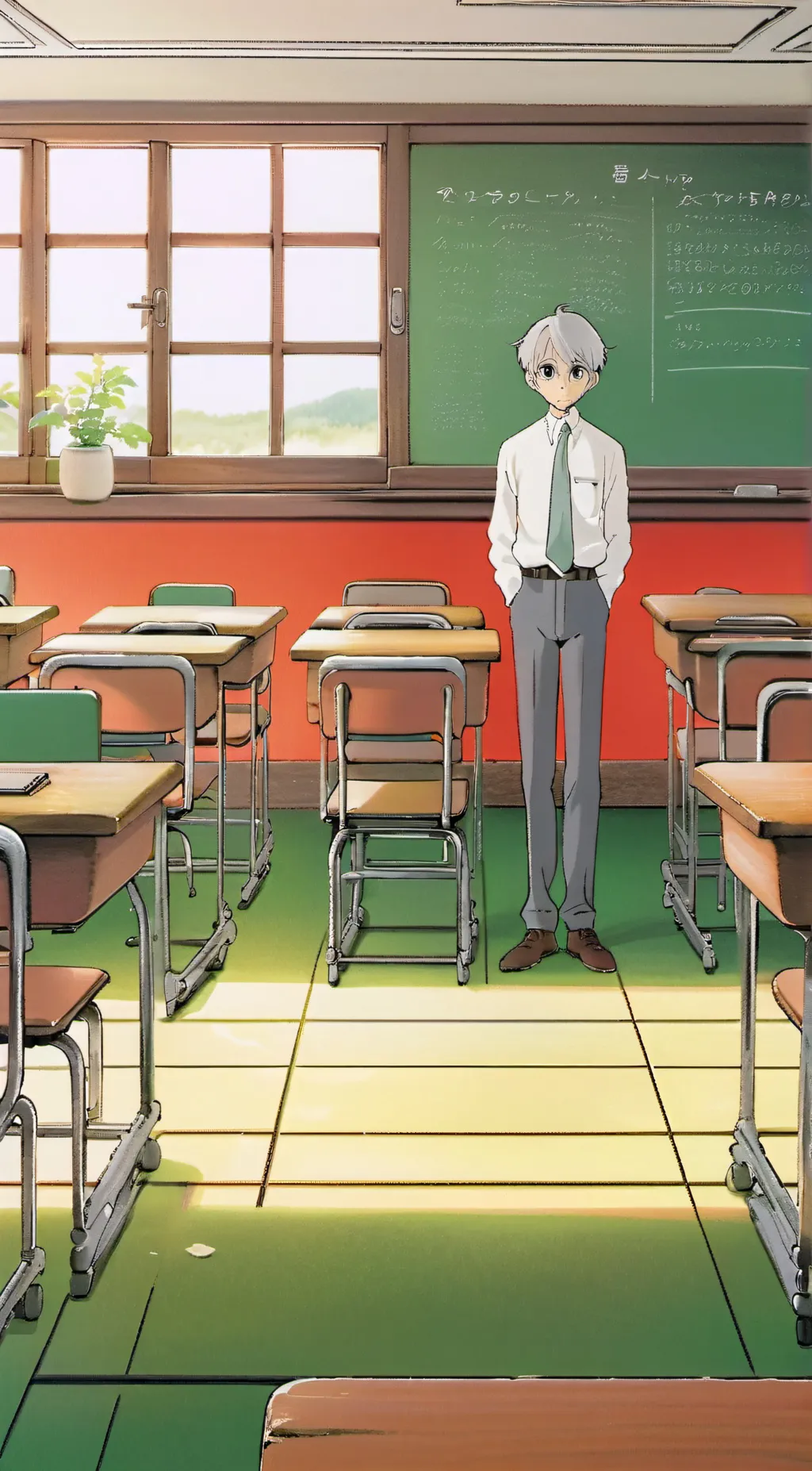 ai character: The bullys and net background