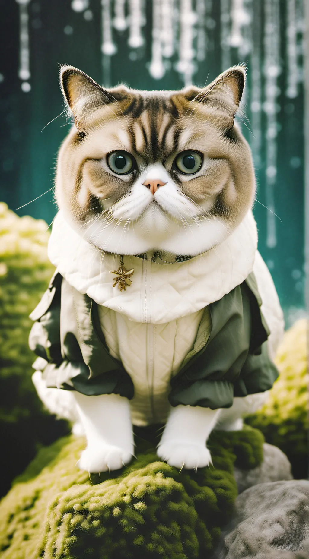 ai character: King cat background