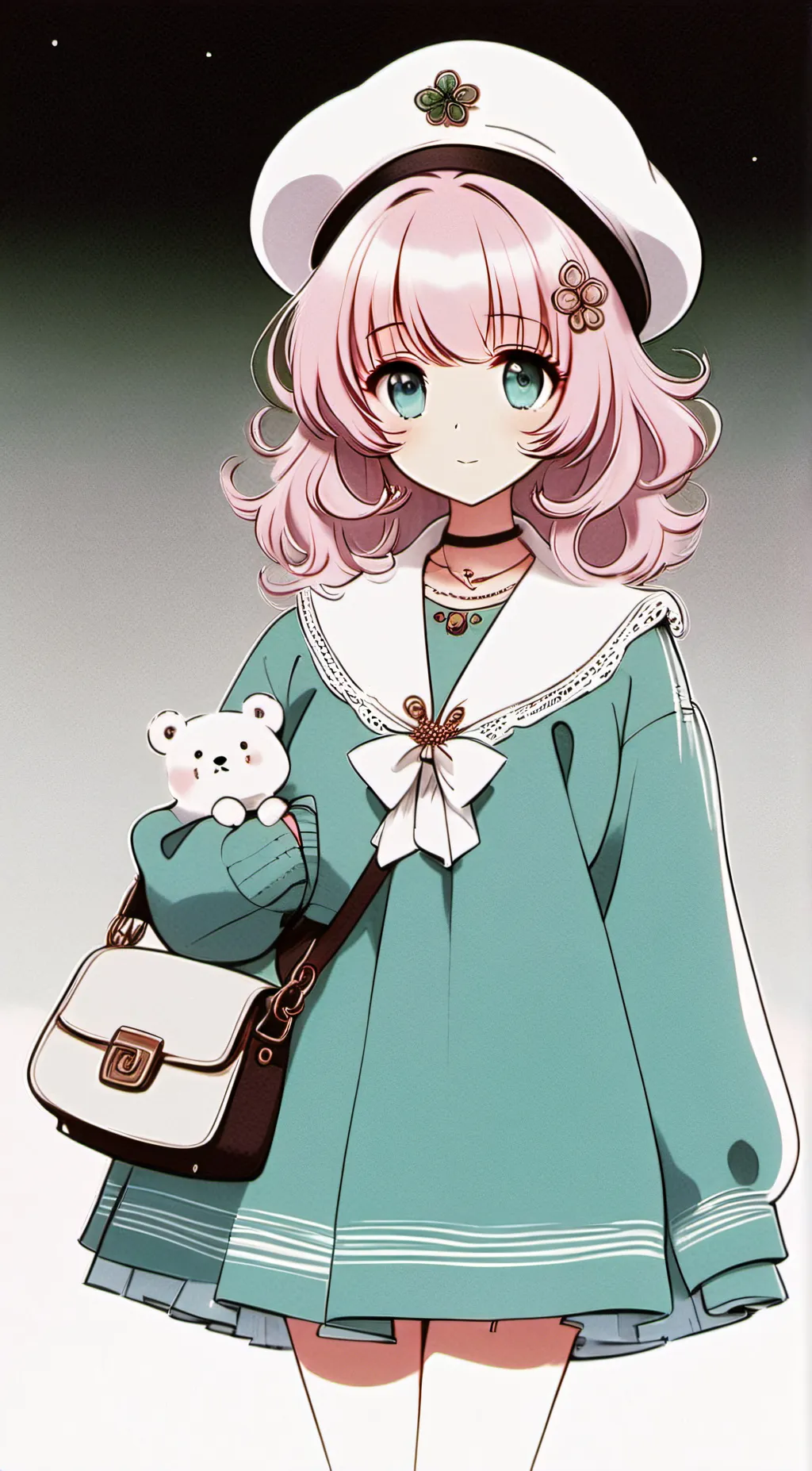 ai character: Emergency talkie. background