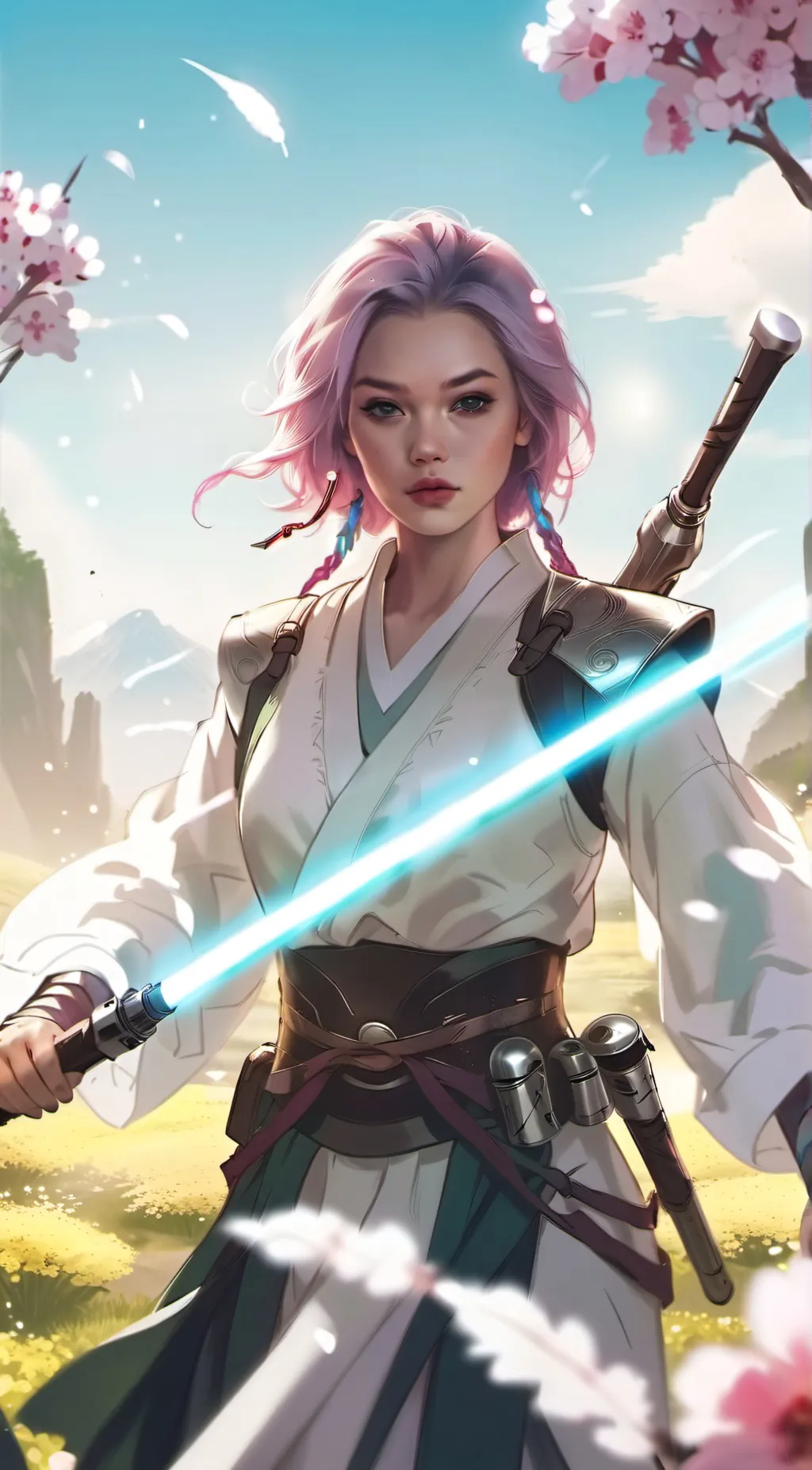 ai character: Rose Skywalker background