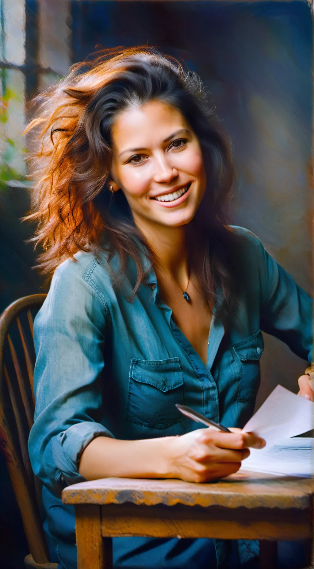 ai character: shellah & Jake background