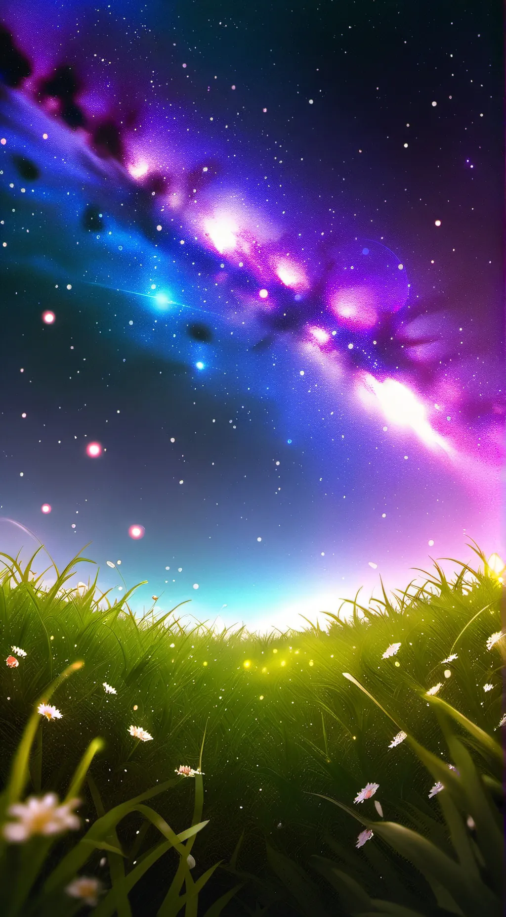 ai character: grass background