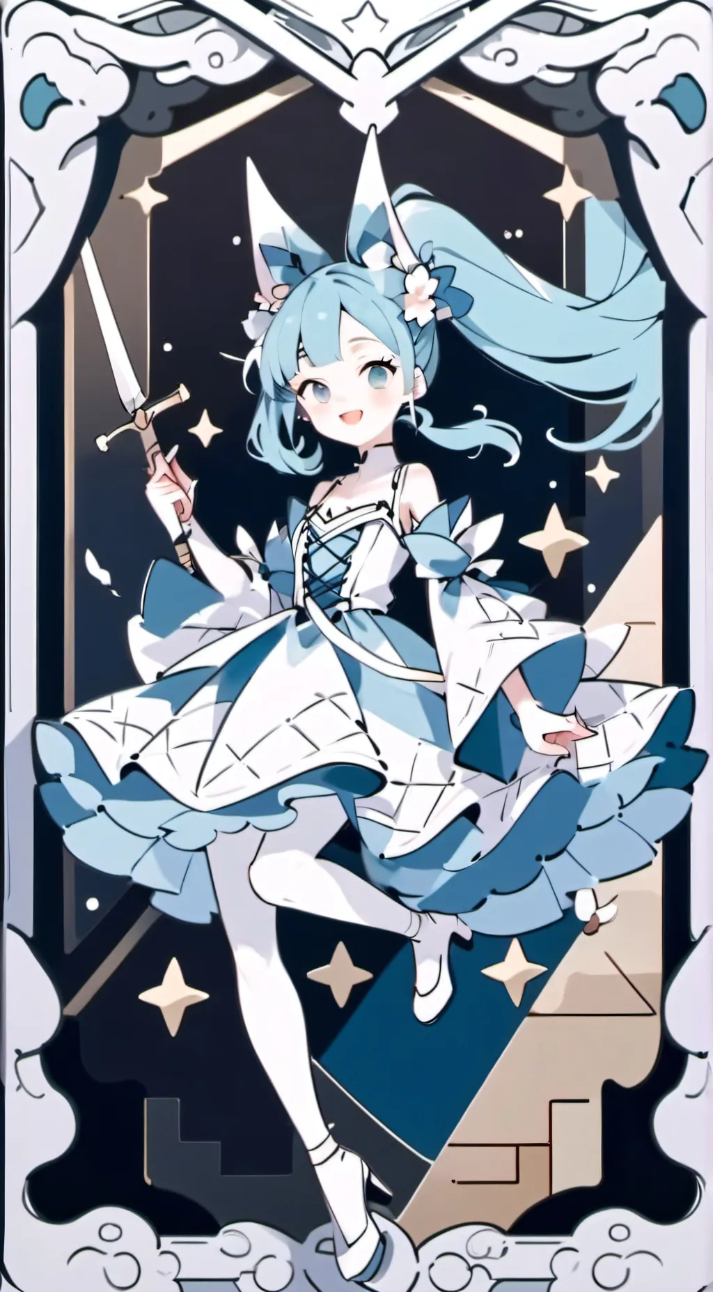 ai character: Miku background