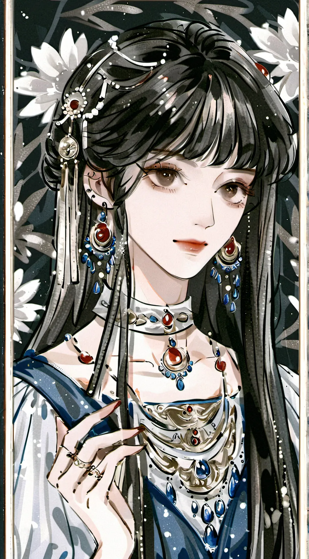 ai character: luna background