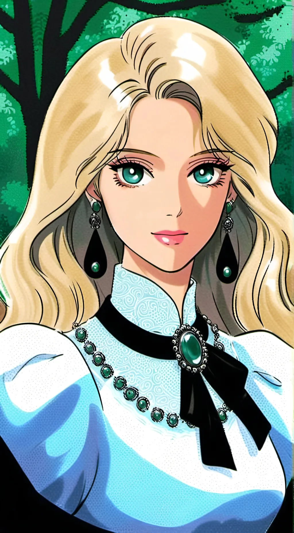 ai character: Mha Barbie! background