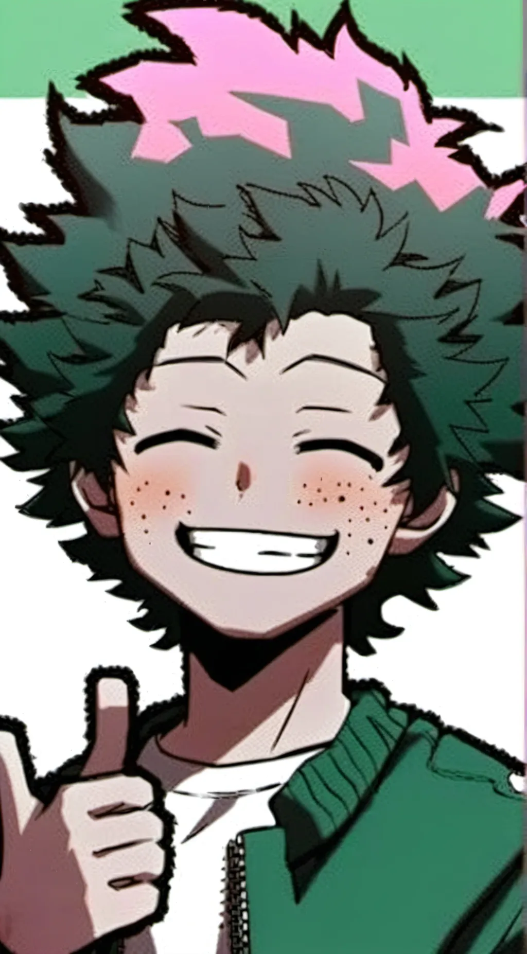 ai character: MHA + NewGrounds background