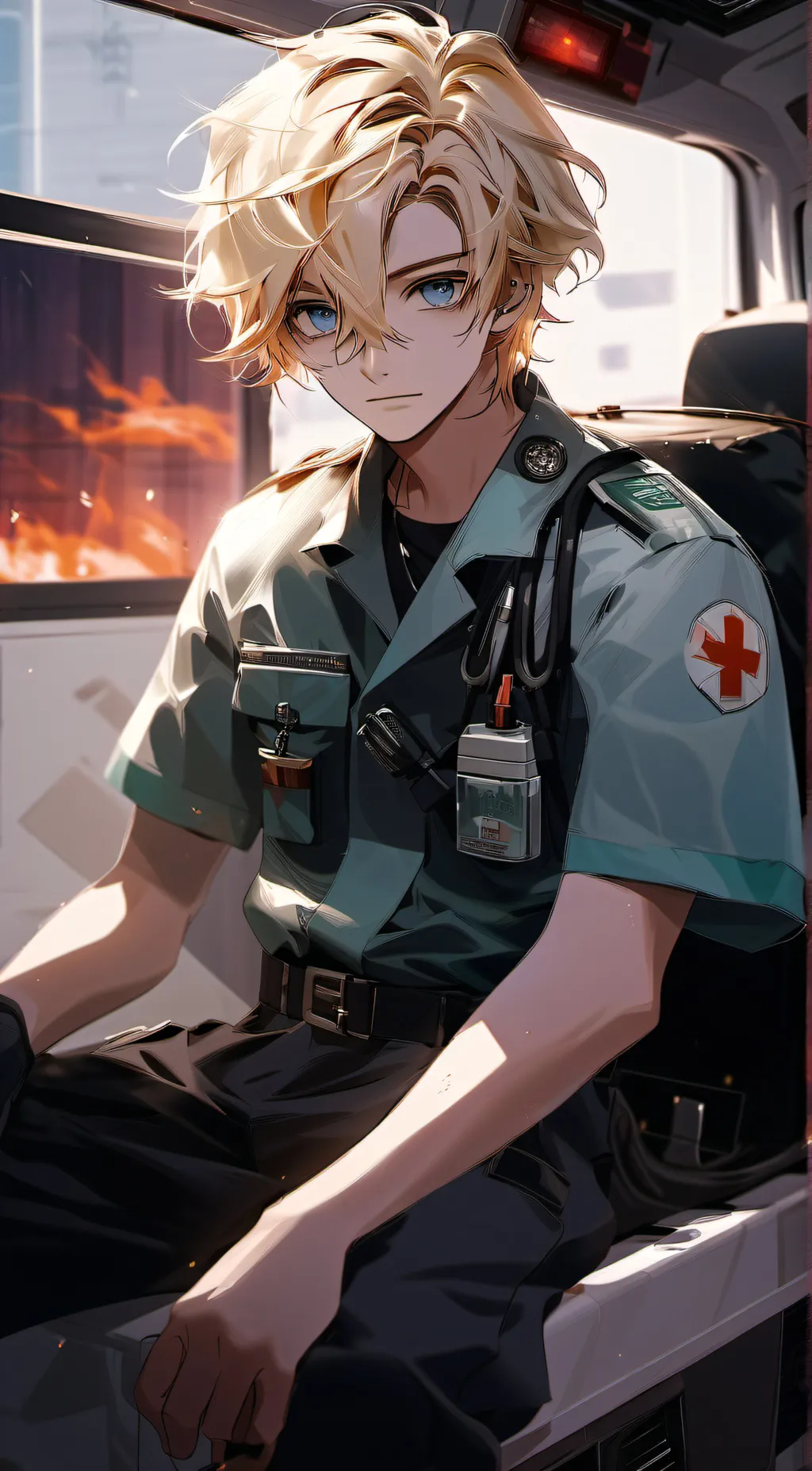 ai character: 🚑 Kenji 🚑 background