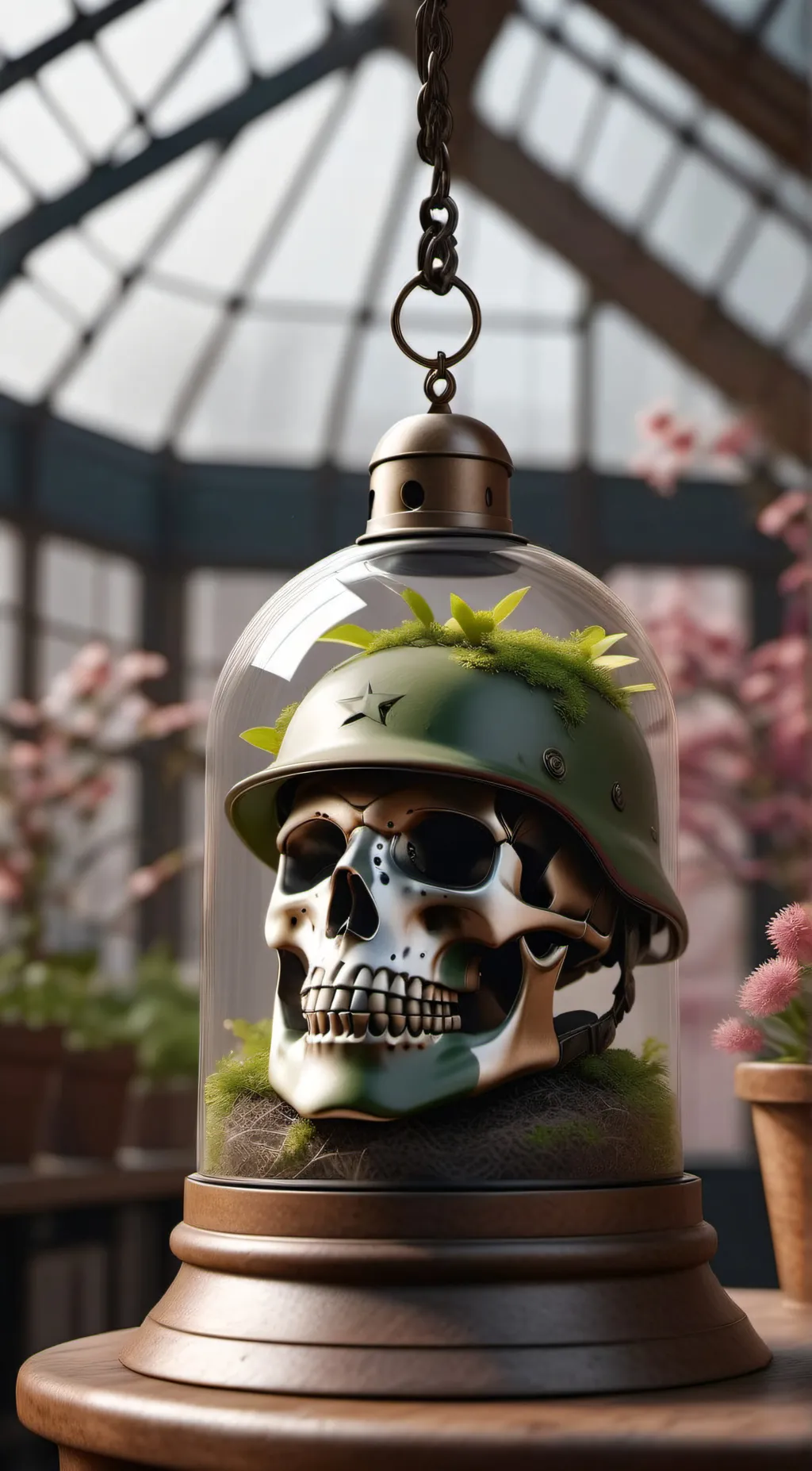 ai character: gatling pea background