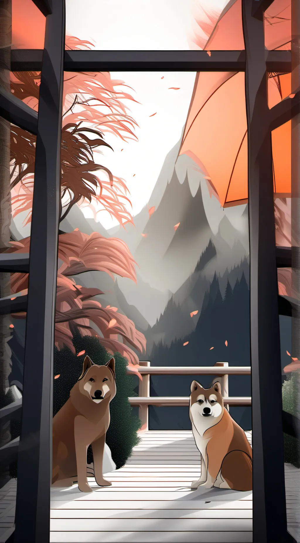 ai character: Group chat fight background