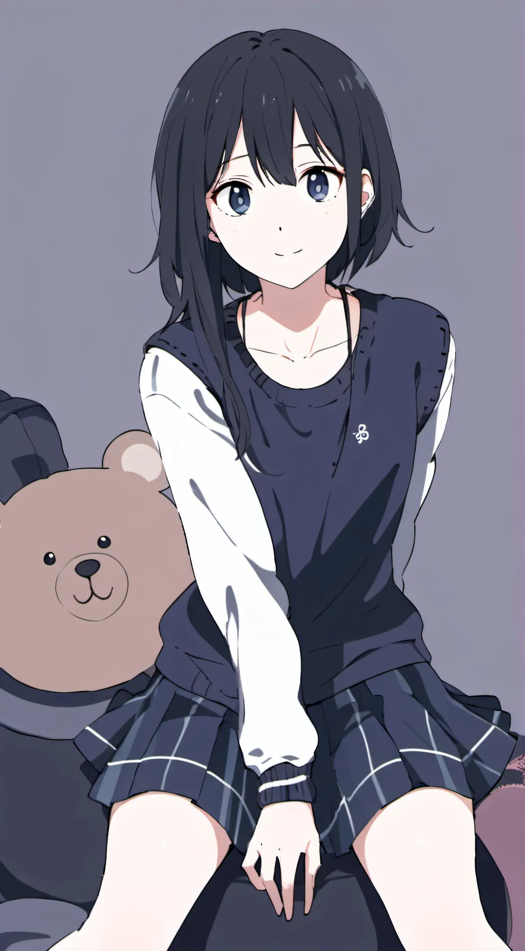 ai character: Ashley  background