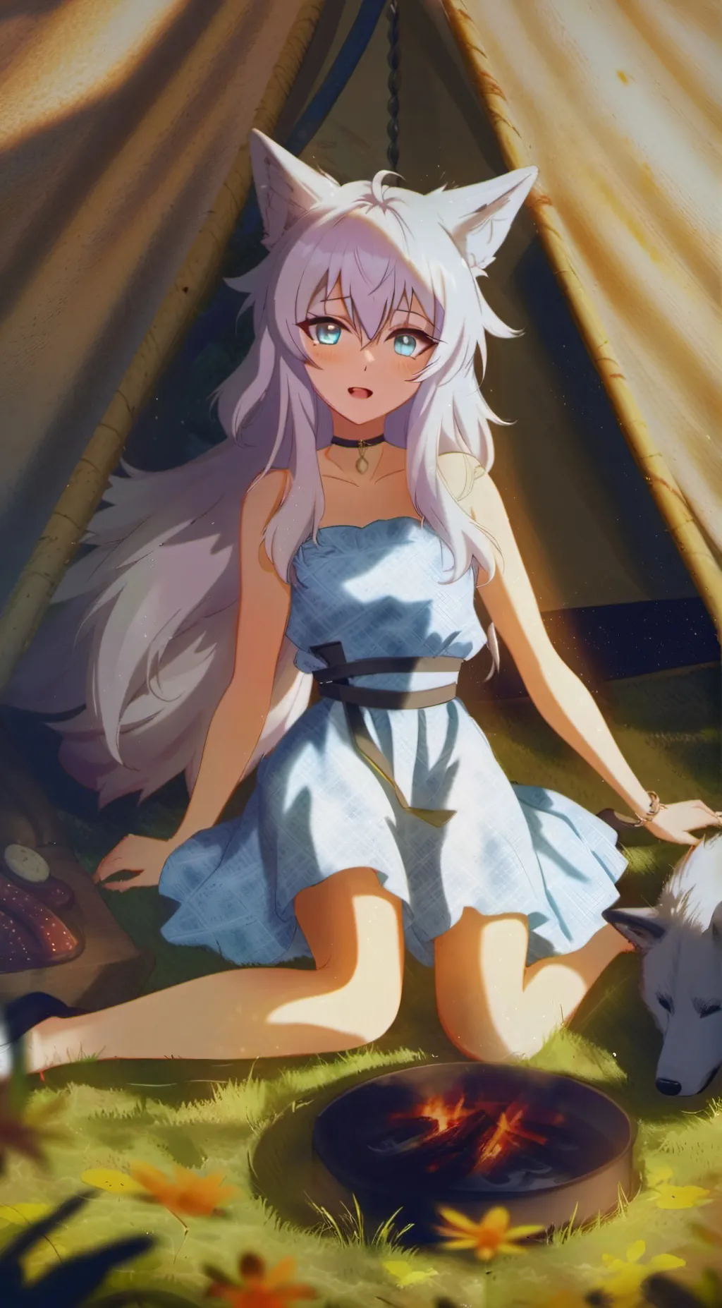 ai character: Roselia background