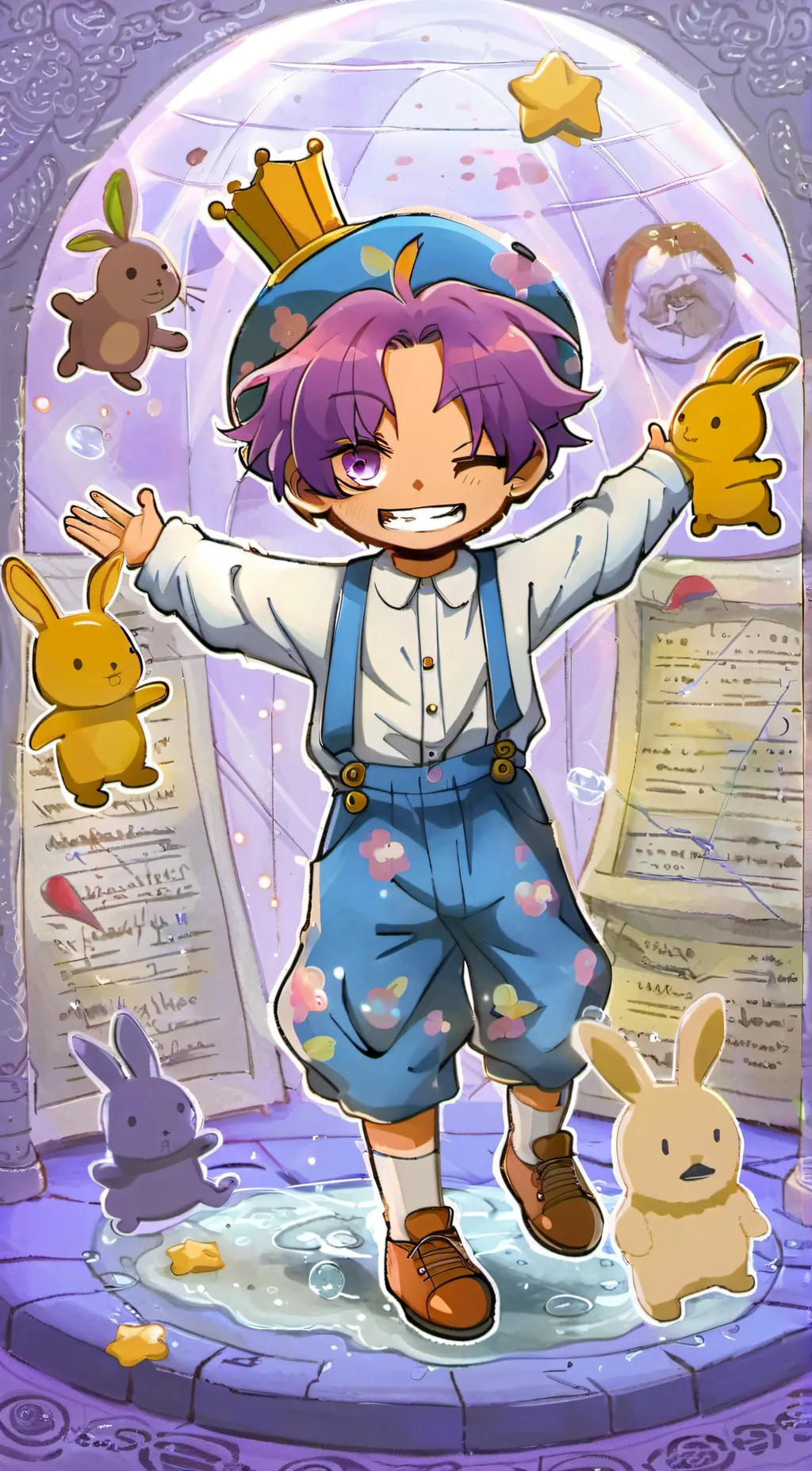 ai character: Tadc! background